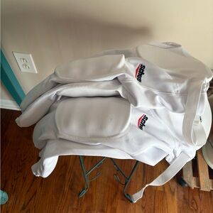 Schutt White Football Pants with Pads